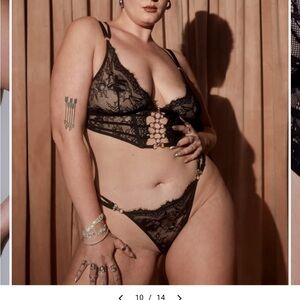 NWT Thistle and Spire Constellation Lingerie Set S